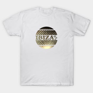 Ibiza logo in gold T-Shirt